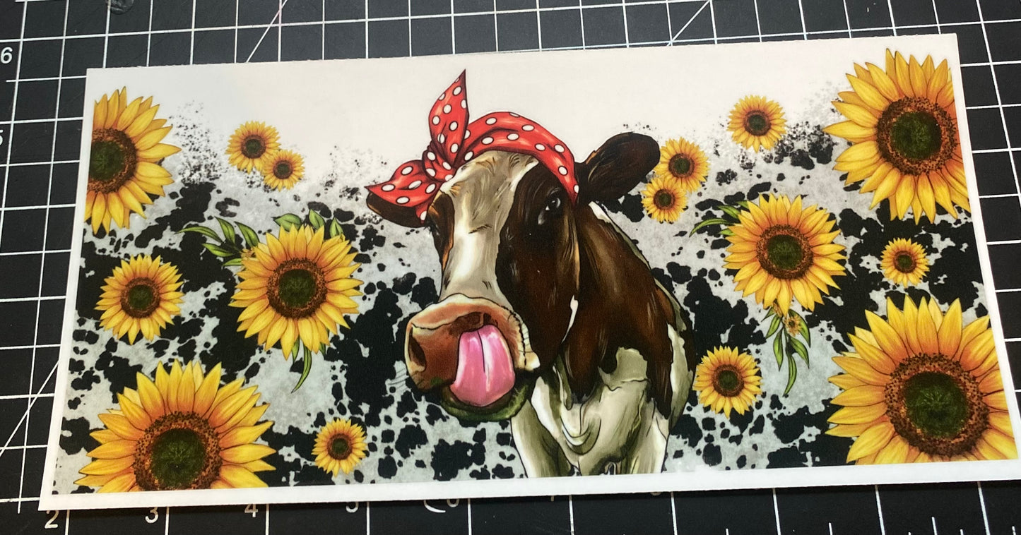 Sunflower cow